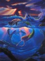 JW sirenas y delfines océano